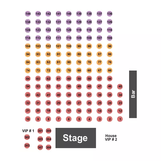 ENSTAGE TABLES Seating Map Seating Chart