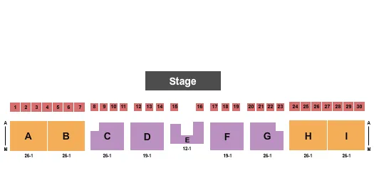 LAKE COUNTY FAIRGROUNDS LAKEVIEW RODEO Seating Map Seating Chart