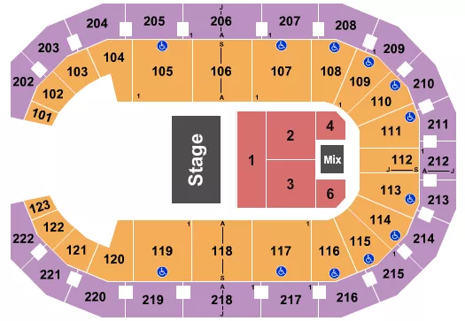 HALF HOUSE Seating Map Seating Chart