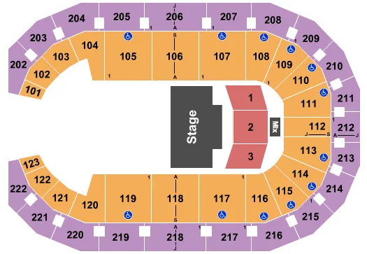 JAMEY JOHNSON Seating Map Seating Chart