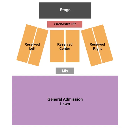 ENDSTAGE Seating Map Seating Chart