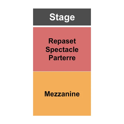 GA PART GA MEZZ Seating Map Seating Chart