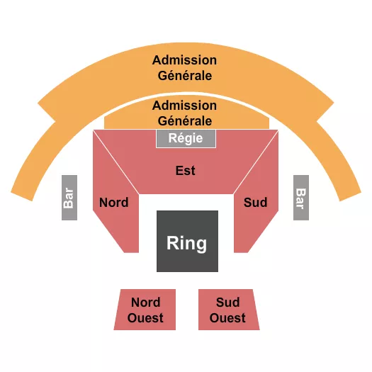 WRESTLING Seating Map Seating Chart