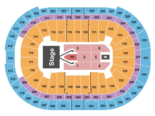 CONAN GRAY Seating Map Seating Chart
