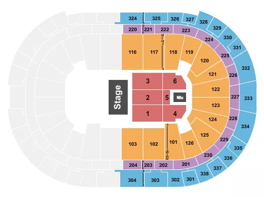 HALF HOUSE 2 Seating Map Seating Chart