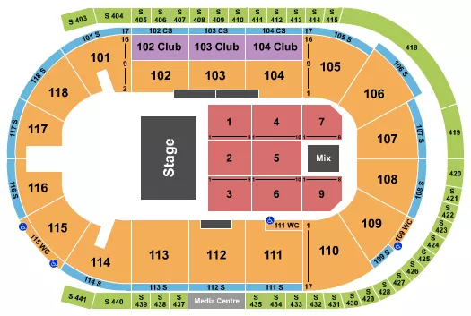 FOREIGNER Seating Map Seating Chart