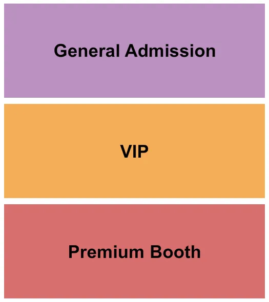 PREMIUM VIP GA Seating Map Seating Chart