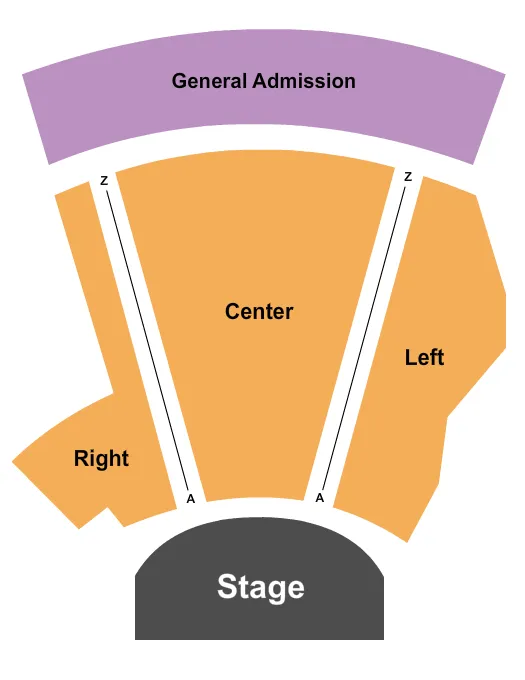 ENDSTAGE NO PIT Seating Map Seating Chart