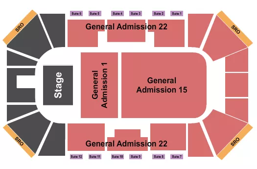 CHENCHO CORLEONE Seating Map Seating Chart