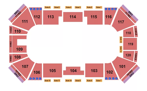 OPEN FLOOR Seating Map Seating Chart