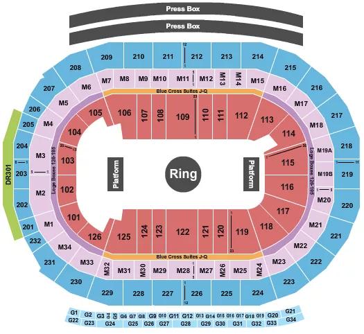 CIRCUS Seating Map Seating Chart