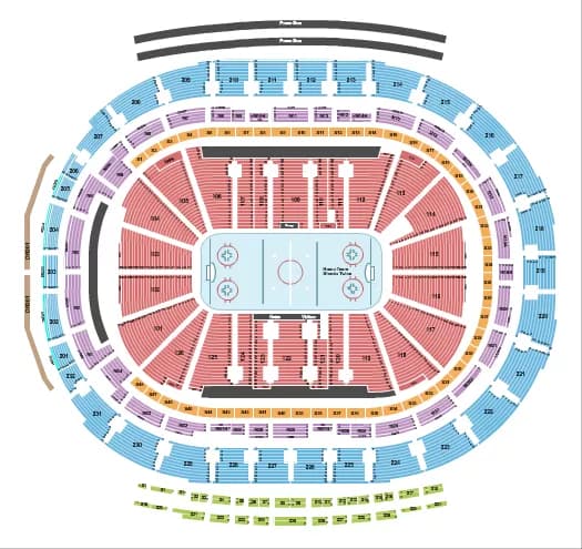 HOCKEY Seating Map Seating Chart