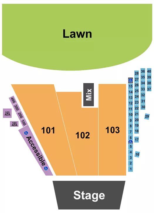 ENDSTAGE 2 Seating Map Seating Chart