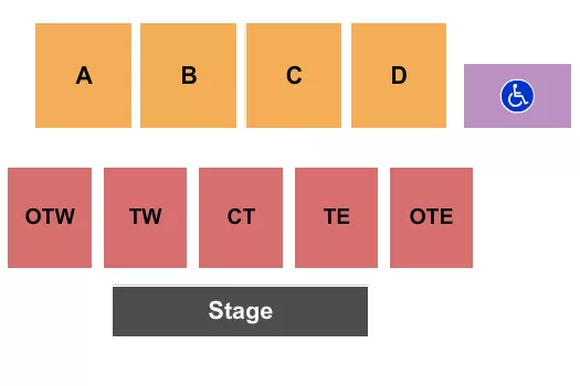 ENDSTAGE 2 Seating Map Seating Chart
