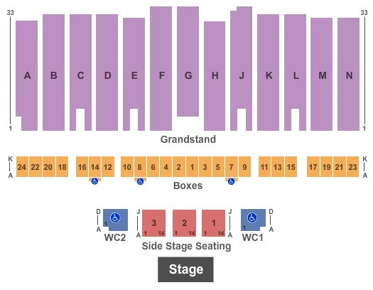 OLD DOMINION Seating Map Seating Chart