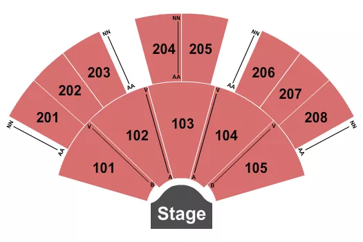 ENDSTAGE Seating Map Seating Chart