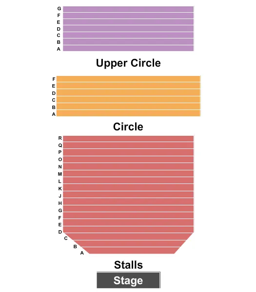 END STAGE Seating Map Seating Chart