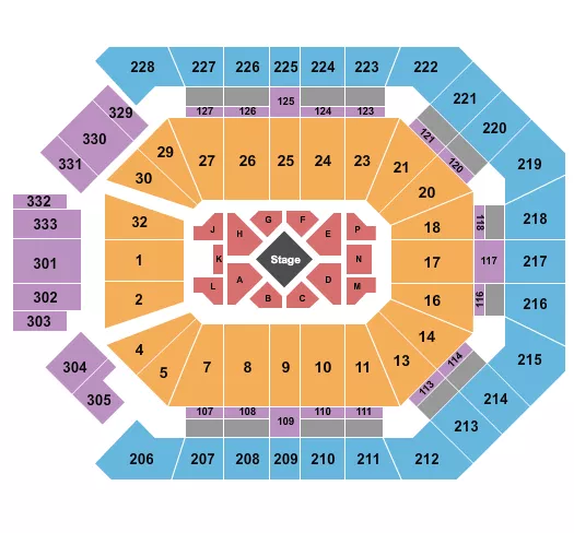 MATT RIFE Seating Map Seating Chart