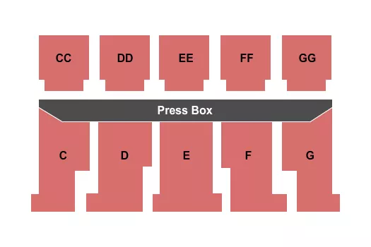 M M ROBERTS STADIUM DCI Seating Map Seating Chart