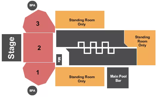 ENDSTAGE 4 Seating Map Seating Chart