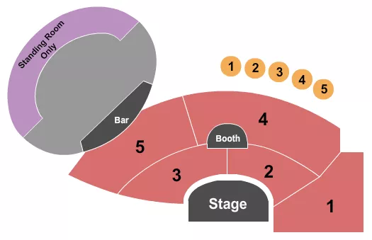 ENDSTAGE 5 Seating Map Seating Chart