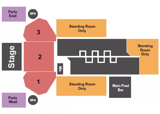 ENDSTAGE RSV GA Seating Map Seating Chart