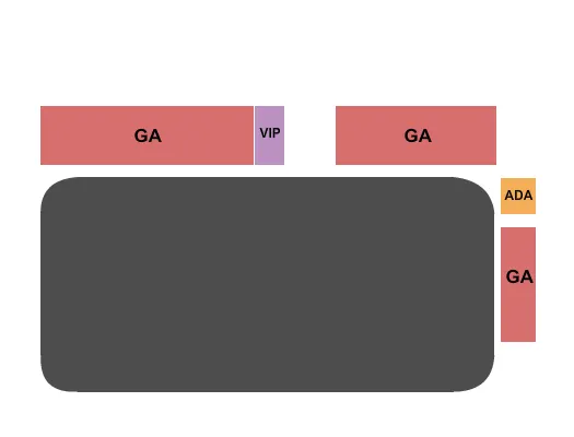RODEO Seating Map Seating Chart