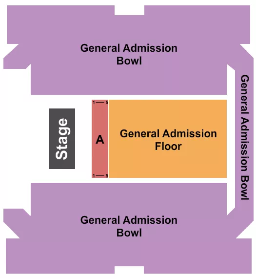 MACON CENTREPLEX COLISEUM GAS RESERVED FRONT A Seating Map Seating Chart