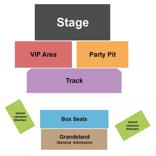 ENDSTAGE Seating Map Seating Chart