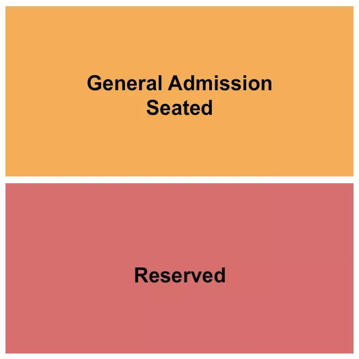 GA SEATED RESERVED Seating Map Seating Chart