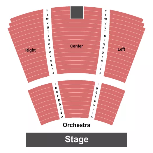 END STAGE Seating Map Seating Chart