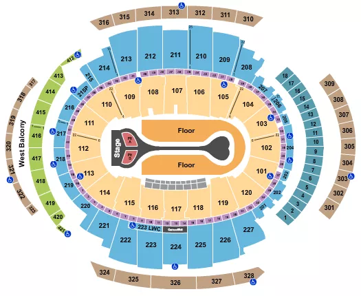 BENSON BOONE Seating Map Seating Chart