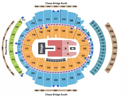LAUFEY Seating Map Seating Chart