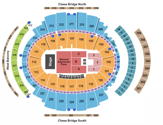 PHISH Seating Map Seating Chart