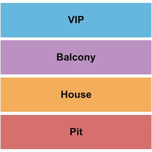 MADISON THEATER COVINGTON PIT HOUSE BALCONY VIP Seating Map Seating Chart