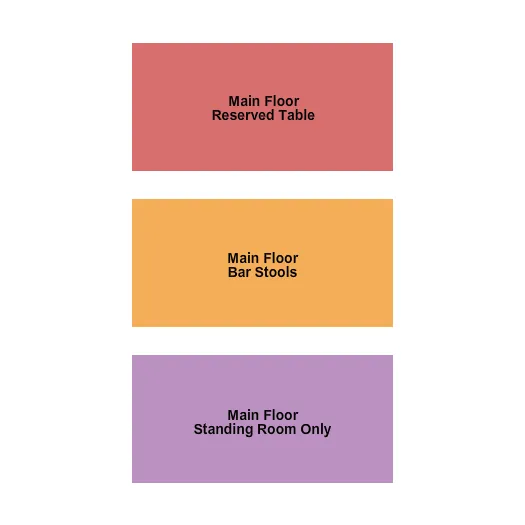 MADLIFE STAGE STUDIOS RESERVED GA Seating Map Seating Chart