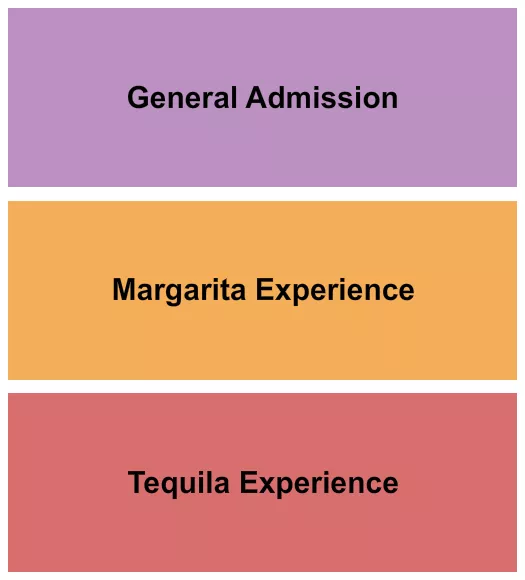TEQUILA TACO FEST Seating Map Seating Chart