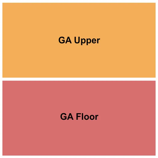GA FLR GA UPPER Seating Map Seating Chart