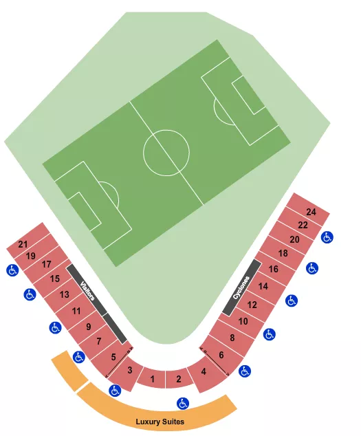 SOCCER Seating Map Seating Chart