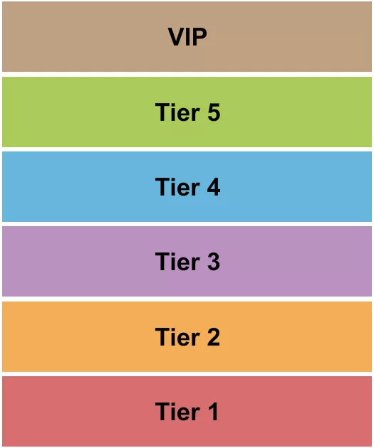 TIER Seating Map Seating Chart