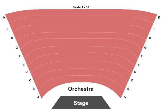 END STAGE Seating Map Seating Chart