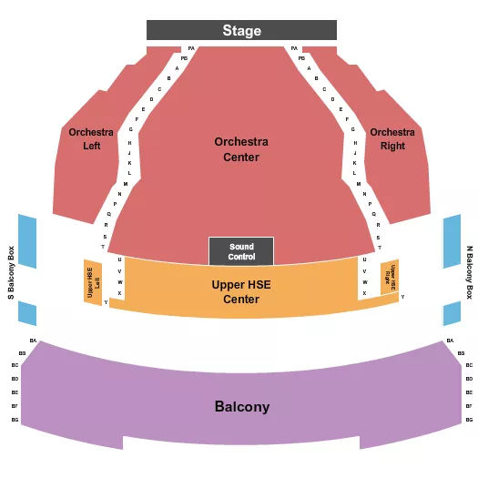 ENDSTAGE PIT Seating Map Seating Chart