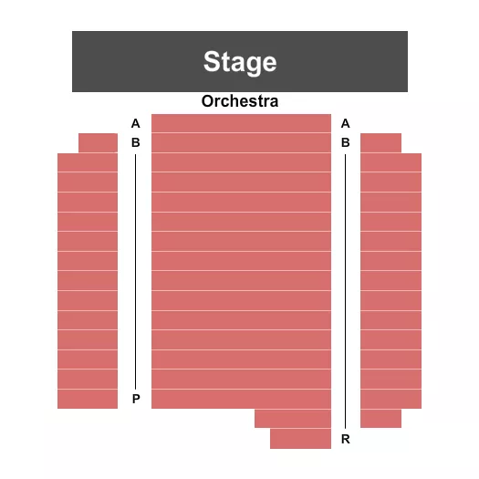 END STAGE Seating Map Seating Chart