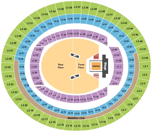 HARRY STYLES Seating Map Seating Chart