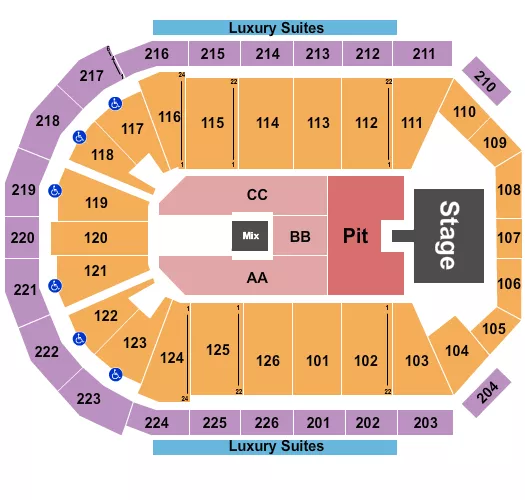 JON PARDI Seating Map Seating Chart