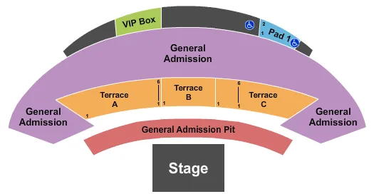 ENDSTAGE GA PIT 3 Seating Map Seating Chart