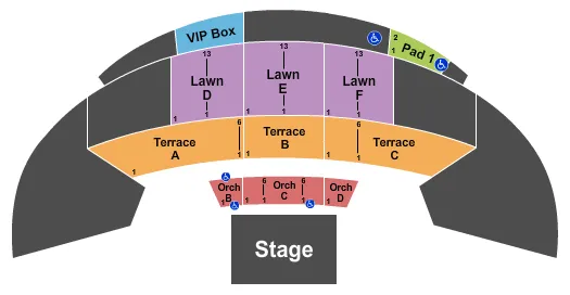 ENDSTAGE RESERVED 2 Seating Map Seating Chart
