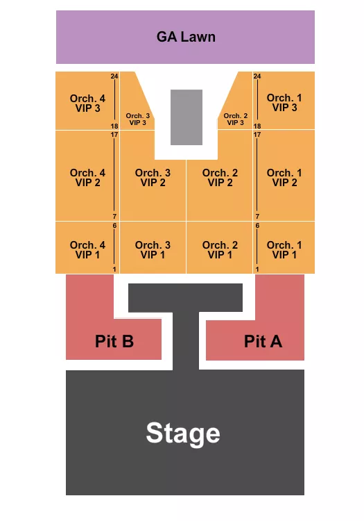 END STAGE 3 Seating Map Seating Chart