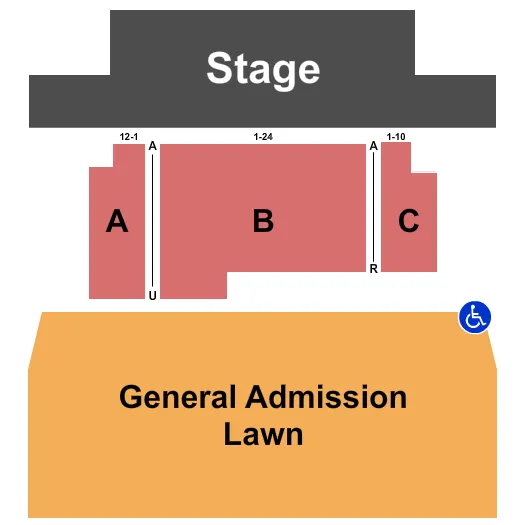 RESERVED GA 2 Seating Map Seating Chart