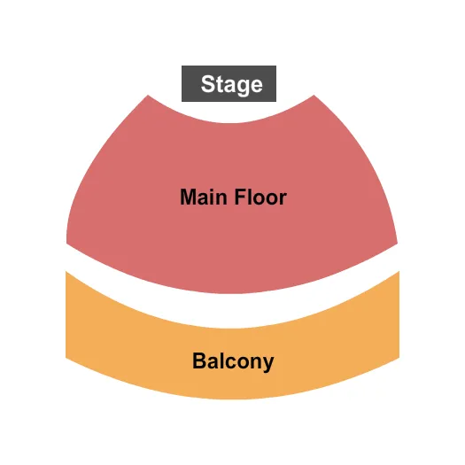 END STAGE Seating Map Seating Chart